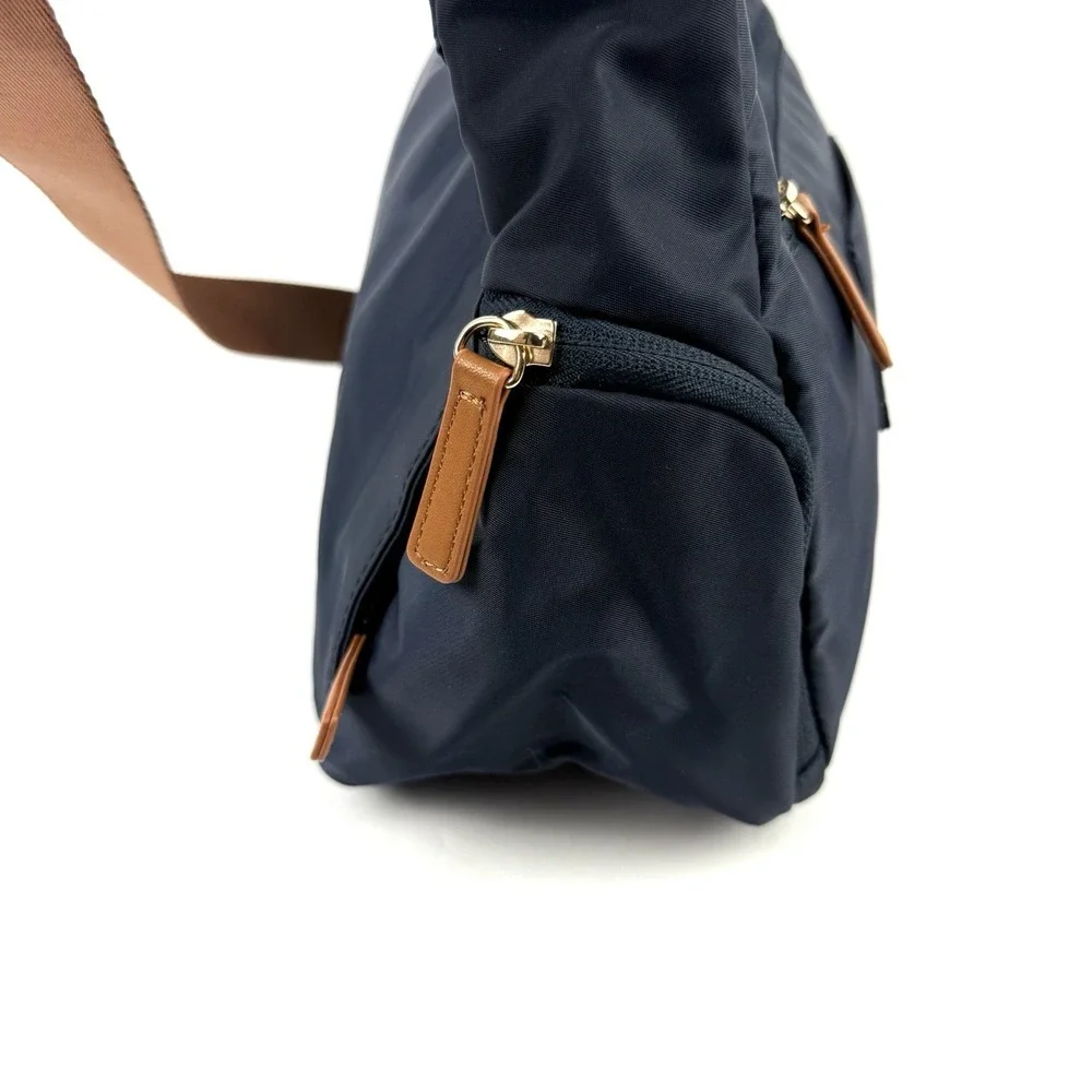 Nordace Siena Hobo Crossbody Bag Navy BLUE Sand RFID Travel Purse Brand New